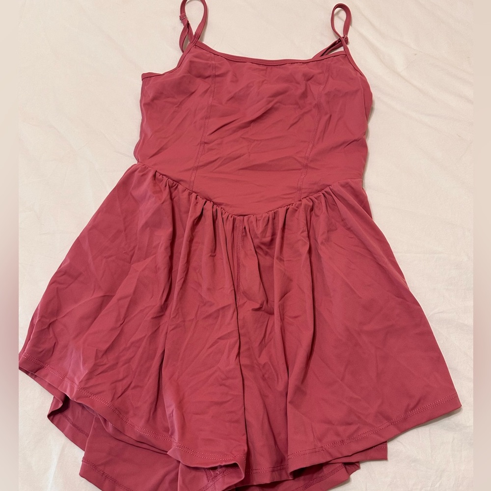 blush athletic romper